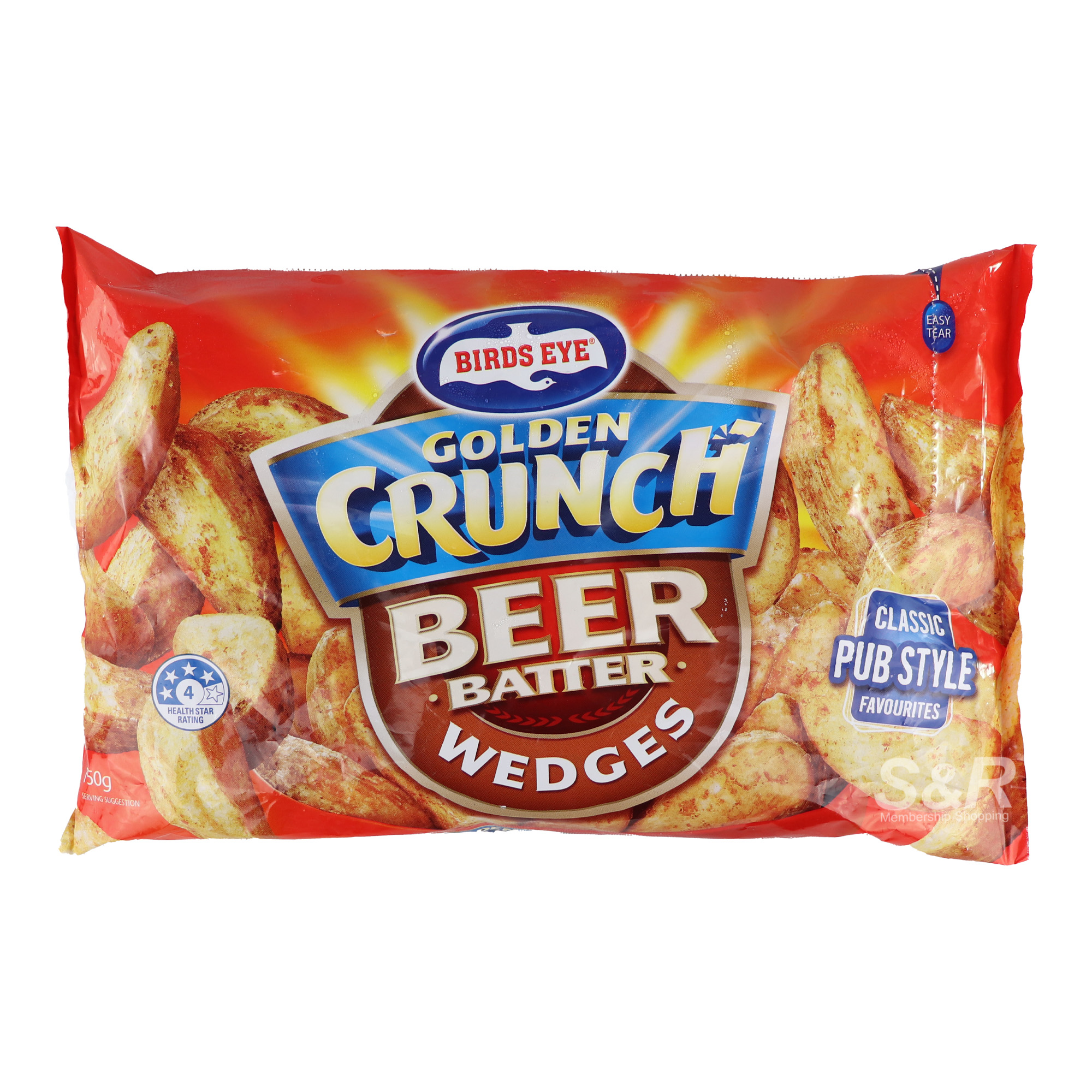 Birds Eye Golden Crunch Beer Batter Potato Wedges 750g